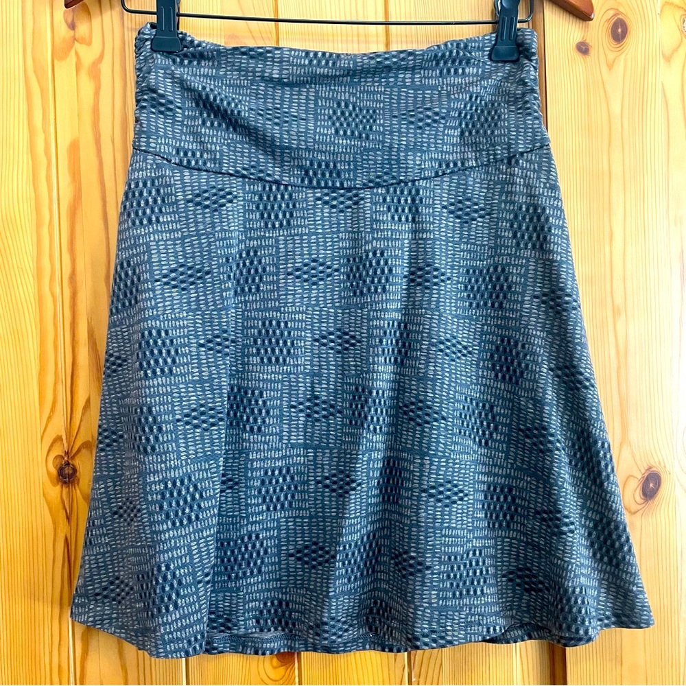 Toad&Co geometric print skirt